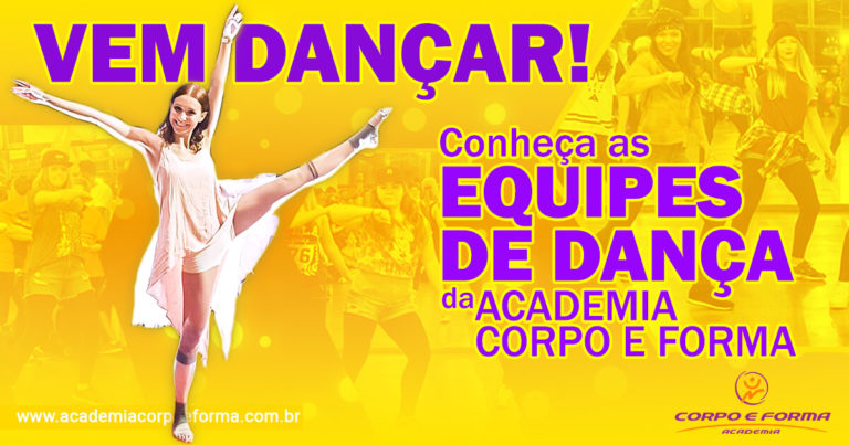 Equipes de dança da Academia Corpo e Forma