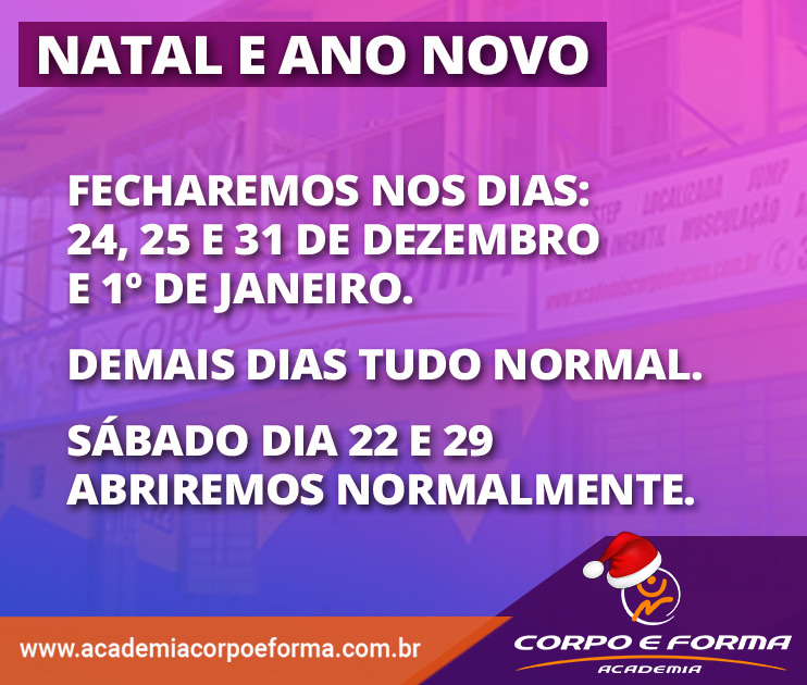 post-AVISO-NATAL - Academia Corpo e Forma post-AVISO-NATAL - Academia Corpo e Forma